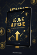 Couverture e-book Jeune & Riche - Guide Crypto Trading Bourse