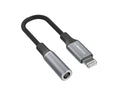 Techancy Adaptador De Áudio TV3755, Ip8-14 Para Conetor De Auscultadores De 3,5 Mm, Compatível Com Dispositivos Iphone/Ipad